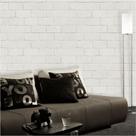 Papel de Parede Tijolinho Decorativo Branco