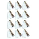 Papel de Parede Tijolinho Kit 12 Unidades Pedra Marrom Claro Autoadesivo Colante Decoraçao Lavavel