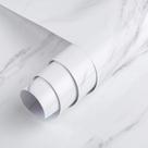 Papel de parede TOTIO Vinil adesivo de mármore branco 40cm x 3m