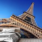 Papel de Parede Viagem Paris Torre Eiffel Sala Adesivo - 351pcm
