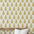 Papel de Parede Vinil Adesivo Removível, Folhas Mini Chique, Impermeável - Amarelo, Quartos e Salas - S4Sassy Papel de Parede Vinil Adesivo Removível, Folhas Mini Chique, Impermeável - Amarelo, Quartos e Salas - S4Sassy