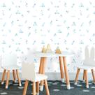 Papel de Parede Vinil Autocolante Baby Soft Blue