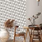 Papel de Parede Vinil Autocolante Elegance Faces