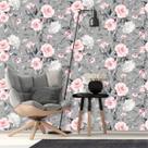Papel de Parede Vinil Autocolante Floral Afrodite 250