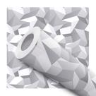 Papel de Parede Vinílico Abstrato Geométrico Efeito Visual 3d 1m