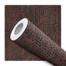 Papel De Parede Vinílico Aço Corten Vermelho Industrial 1.5m