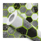 Papel de Parede Vinílico Bola Futebol Geométrico Quarto Menino 12m