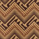 Papel De Parede Vinílico Chevron Marrom Tribal Sala 3m