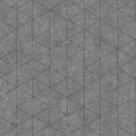 Papel de parede vinilico, cimento queimado com geometria na cor cinza 4336.