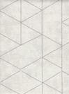 Papel de parede vinilico, cimento queimado com geometria na cor gelo e cinza essencial 4337.