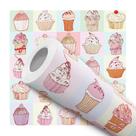 Papel de Parede Vinílico Confeitaria Cupcake Doces 2.5m