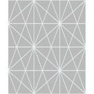 Papel de Parede Vinílico Cubic CU-87433- Cinza Geométrico - 0,53X10M Edantex Papel de Parede Vinílico Cubic CU-87433- Cinza Geométrico - 0,53X10M Edantex