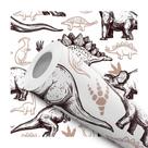 Papel De Parede Vinílico Dinossauro Infantil Quarto 10m