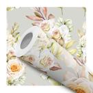 Papel De Parede Vinílico Floral Clássico Pintura Sala 1m