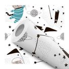 Papel de Parede Vinílico Gatinho Astronauta Espaço Quarto 10m