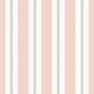 Papel de Parede Vinílico Listra quadros rosa e cinza claro revoada 4460 53x1000