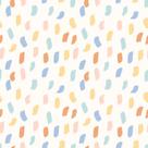 Papel de Parede Vinílico Mini Pinceladas amarelo, azul e vermelho revoada 4411 53cmx10m