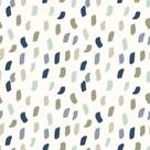 Papel de Parede Vinílico Mini Pinceladas azul, menta e cinza revoada 4415 53cmx10m