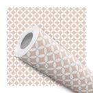 Papel de Parede Vinílico Mosaico Geométrico Nude Cozinha 3.5m