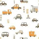 Papel de Parede Vinílico Sonhos Carros Ref 4218 Bege 52cm x 10m