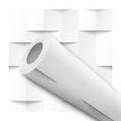 Papel De Parede Vinílico Tijolinho Branco Efeito Visual 3D 1.5m