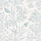 Papel de parede Vinjiasin floral azul adesivo 43 x 305 cm