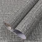 Papel de parede WADILE Grasscloth Peel and Stick Dark Grey 1,96 ft²