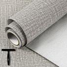 Papel de parede WADILE Peel and Stick para armários cinza claro