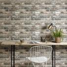 Papel de Parede Wanderlust Tijolo Azul WL2204