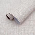 Papel de parede Yancorp Tecido texturizado cáqui 60x300cm autoadesivo