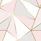 Papel de Parede Zara Geométrico Autocolante Lavável
