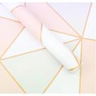 Papel de Parede Zara Rosê 3D 5m x 0,45cm Papel de Parede Zara Rosê 3D 5m x 0,45cm