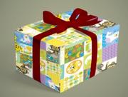 Papel De Presente Bobina Couchê 60 Cm X 100m