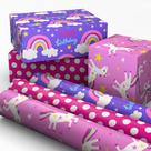 Papel de Presente Hallmark Kids Kit com 3 Rolinhos 5,57 m²