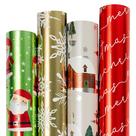 Papel de Regalo de Papel JAM con Diseño Navideño Holográfico 100 m² Feliz Navidad Papel de Regalo de Papel JAM con Diseño Navideño Holográfico 100 m² Feliz Navidad
