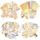 Papel de scrapbook OKUPAN 400 folhas de suprimentos de artesanato vintage