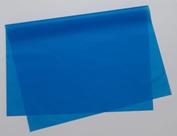 Papel de seda 50x70 azul piscina ac33 - pacote com 100 folhas