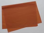 Papel de seda 50x70 laranja queimado ac83 - pacote com 100 folhas