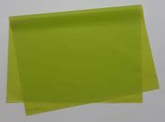 Papel de seda 50x70 verde amarelado ac54 - pacote com 100 folhas