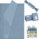 Papel de seda EROMAP Dusty Blue 120 folhas, 50x35cm, embrulho de presente