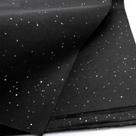 Papel de seda Glitter MR FIVE preto 50x70cm 30 folhas