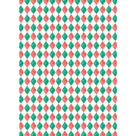 Papel de Seda Mini Natal - Xadrez Arlequim - PSLMN-003
