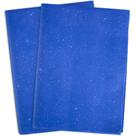 Papel de seda MR FIVE 30 folhas grande azul com glitter 50x70cm