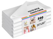 Papel de seda PINWATT 500 Folhas 51x76 cm Branco a granel Papel de seda PINWATT 500 Folhas 51x76 cm Branco a granel