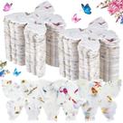 Papel de semente plantável em forma de borboleta de flores silvestres, 50 unidades