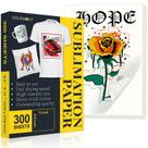 Papel de sublimação Colemoly 8,5x11 125g 300 folhas para jato de tinta