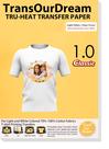 Papel de transferência térmica TransourDream para camisetas (20 folhas) Papel de transferência térmica TransourDream para camisetas (20 folhas)
