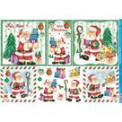Papel Decoupage Natal Litoarte PDN - 128 - Papai Noel e Bichinhos 50 X 34,3cm Papel Decoupage Natal Litoarte PDN - 128 - Papai Noel e Bichinhos 50 X 34,3cm