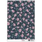 Papel Decoupage Opapel Opa 30x45 Estamparia Crisântemo 3190