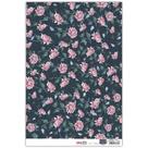 Papel Decoupage Opapel Opa 30x45 Estamparia Crisântemo 3190
